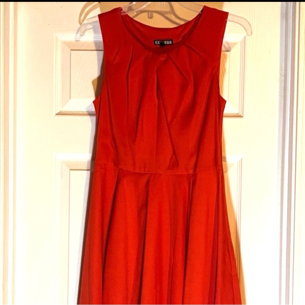 Express red sleeveless mini dress size 6